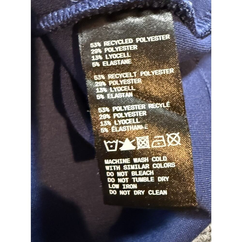 Away Travel Men’s XL Navy Blue Crewneck Pullover Sweatshirt Stretch Pockets - Picture 7 of 12
